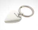 View Silver Plectrum Keyring in detail